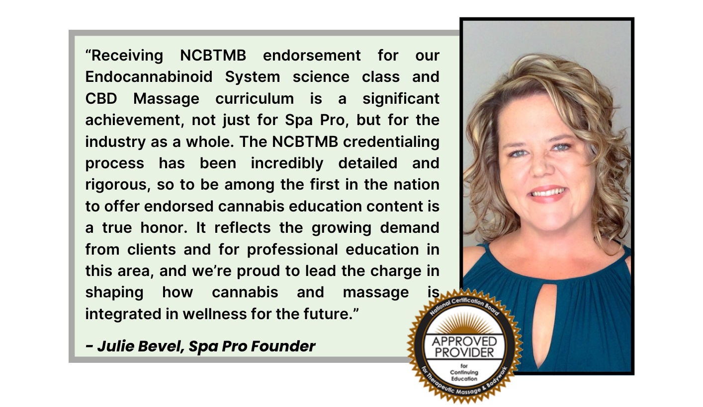 First in the Nation to Offer NCBTMB Endorsed Cannabis and CBD Massage Education Courses